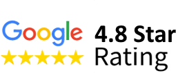 Google Review Rating of 4.8